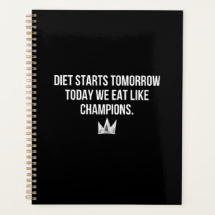 Agenda La Dieta Empieza Mañana - Hoy Comemos Como Campeon