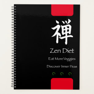 Agenda La dieta zen come más verduras Negro BG