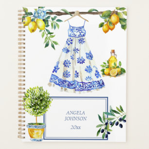 Agenda La Dolce Vita Lemon Blue Italia