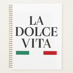 Agenda La Dolce Vita Planner Espiral Italiana