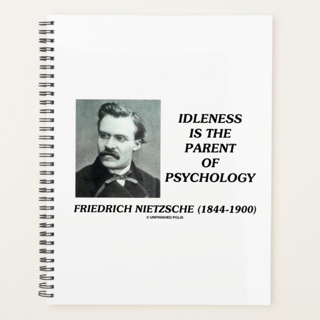 Agenda La Enfermedad Es El Padre De La Psicología Nietzsc (Anverso)