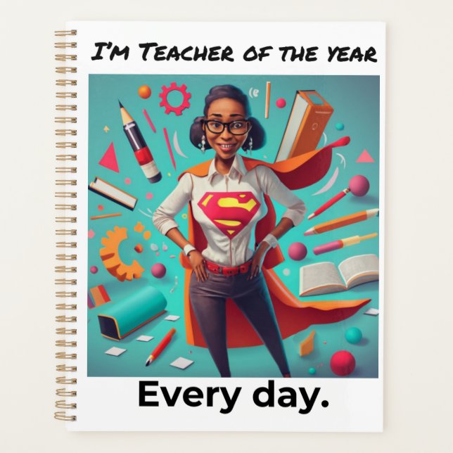 Agenda La enseñanza es la vida - Profesor del año (Anverso)