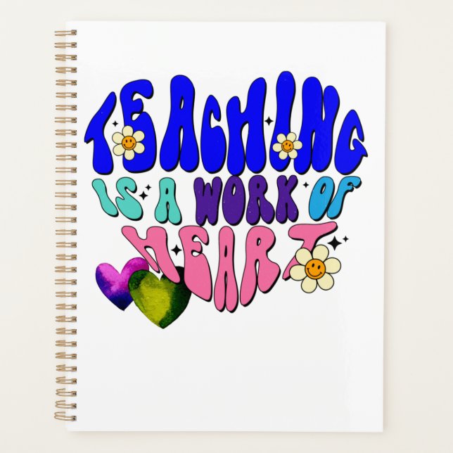 Agenda La Enseñanza Es Un Trabajo De Corazón - Fantástico (Anverso)