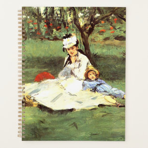 Agenda La familia Monet en su jardín Edouard Manet