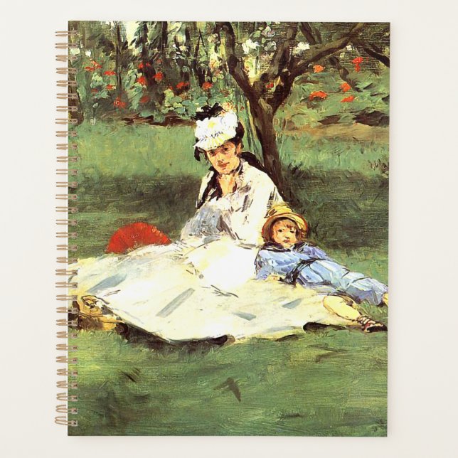 Agenda La familia Monet en su jardín Edouard Manet (Anverso)