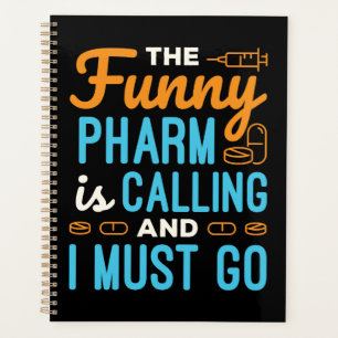 Agenda La farmacia de la farmacia Tech Funny Pharm llama