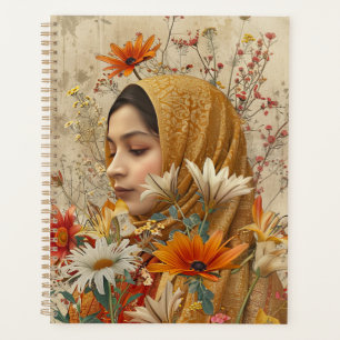 Agenda La fascinante dama de Ilustracion y flores botánic