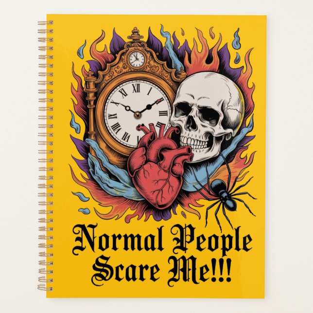 Agenda La gente normal me da miedo (Anverso)