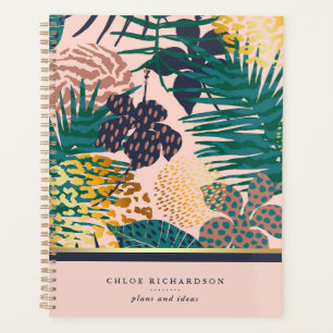 Agenda La glamorosa jungla   Patrón tropical de Rubor y 