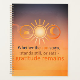 Agenda La gratitud permanece: Gratitud más allá del reloj