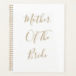 Agenda La Madre De La Novia Bodas Blancos De Oro Regalo F<br><div class="desc">'Madre de la novia' impresa en un texto hermoso y elegante,  este es un regalo perfecto o un favor de fiesta para la madre de la novia. Puede personalizar cambiando el texto como desee.</div>