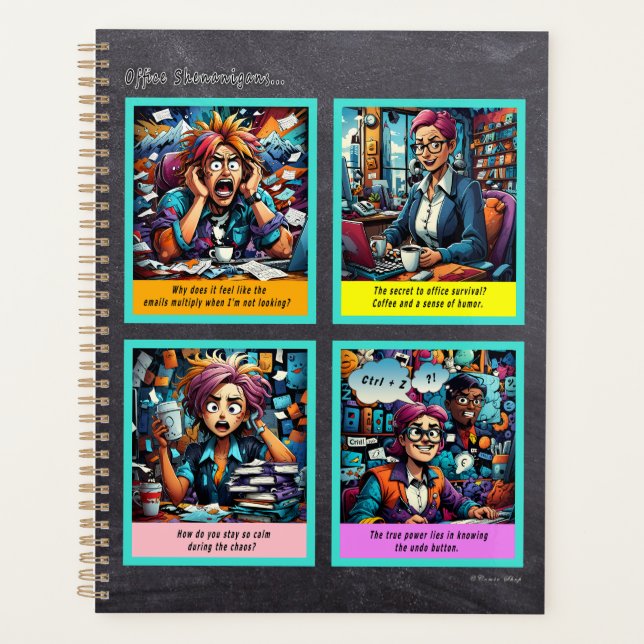 Agenda La oficina de Shenanigans (Anverso)