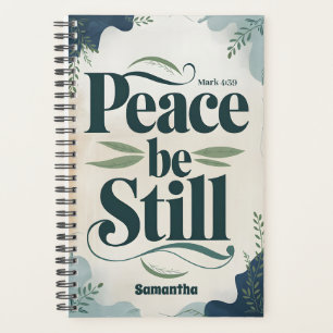 Agenda La paz personalizada sigue siendo cristiana vintag