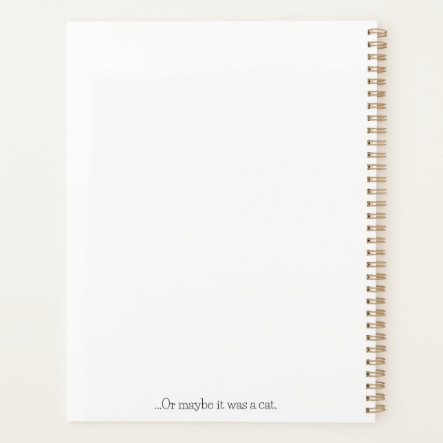 Agenda La Portada Tenía un Perro (Reverso)