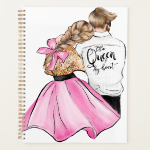 Agenda La Reina de mi pareja de día valentina de mi coraz