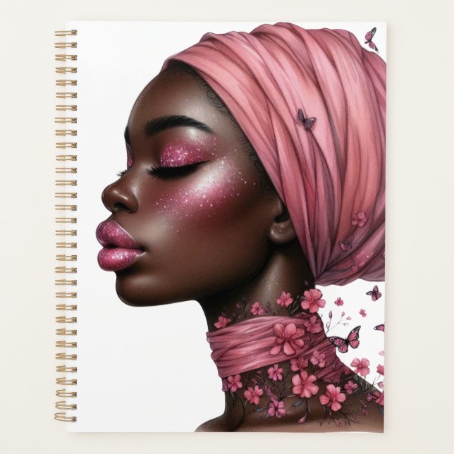 Agenda La reina negra melanina sista amor de cumpleaños (Anverso)
