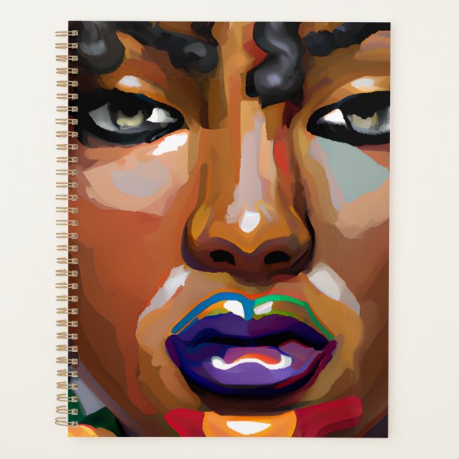 Agenda La reina negra melanina sista chica negra magia mu (Anverso)