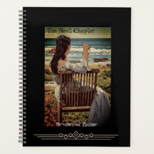 Agenda La Señora Vintage Por El Mar Cita Diario Negro