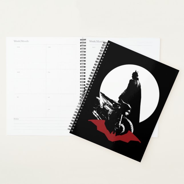 Agenda La silueta de la motocicleta Batman (Demostración)