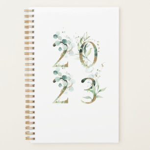 Agenda La verde del oro de Eucalyptus 2023 Elegante progr