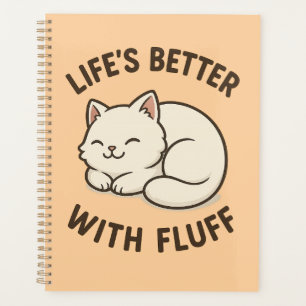 Agenda La vida es mejor con la flauta - Cute Chibi bloc d