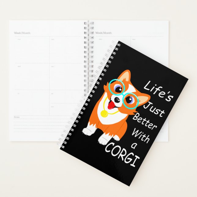 Agenda La vida es mejor con un corgi   (Demostración)