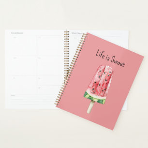 Agenda La vida es una paleta de sandía dulce