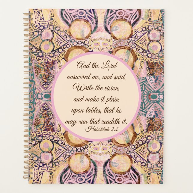 Agenda La visión (Anverso)