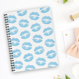 Agenda Labios Azules, Patrón De Labios, Lápiz De Labios A