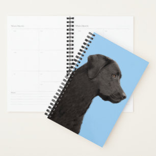 Agenda Labrador recuperador pintura negra original de per
