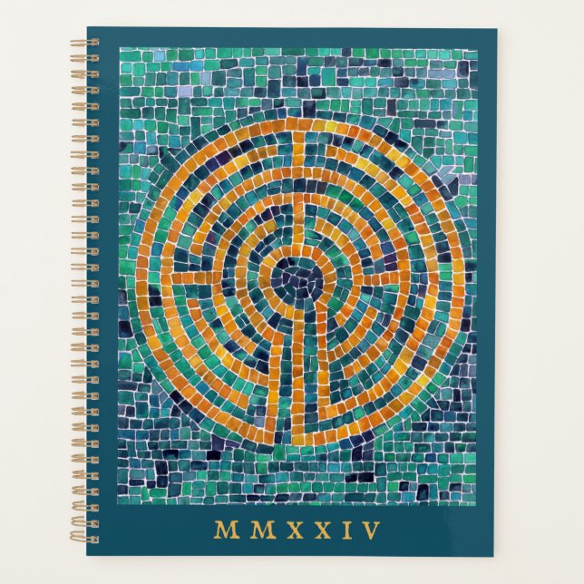 Agenda LABYRINTH II 8.5x11 Planner + Texto (Anverso)