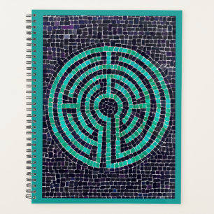 Agenda LABYRINTH III 8.5x11 Planner / Turquesa
