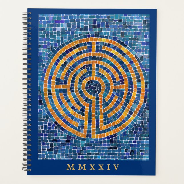 Agenda LABYRINTH IV Planner 8.5x11 + Texto (Anverso)