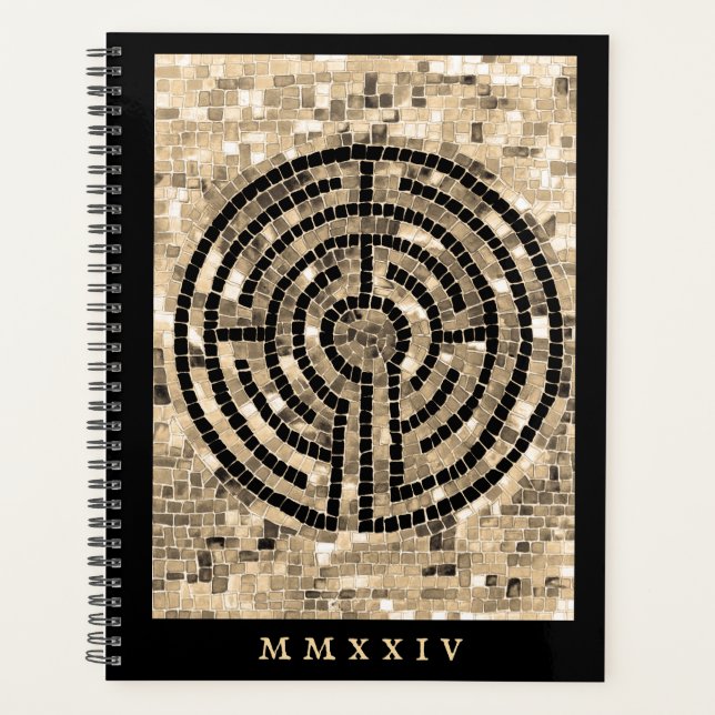 Agenda LABYRINTH V 8.5x11 Planner + Texto (Anverso)