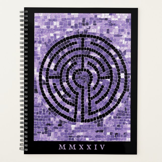Agenda LABYRINTH VI 8.5x11 Planner + Texto (Anverso)