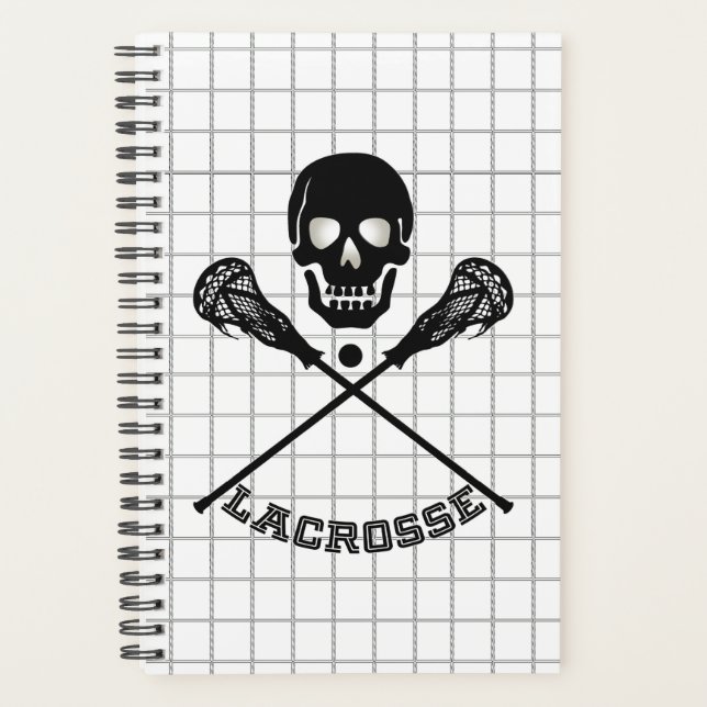 Agenda Lacrosse Skull y Sticks Mesh (Anverso)