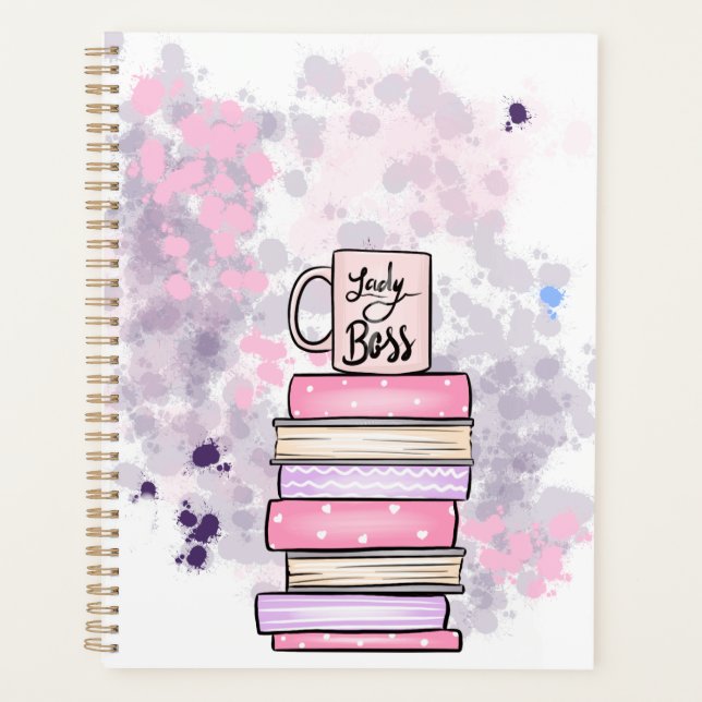 Agenda Lady Boss Books y Mug (Anverso)
