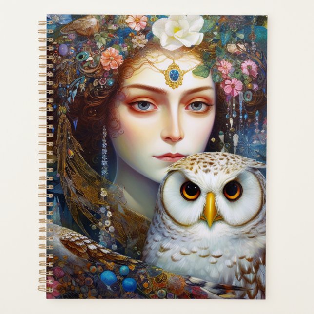 Agenda Lady Con Owal Surreal Fantasy Art (Anverso)