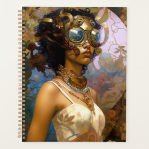 Agenda Lady Wearing Goggles Black Fantasy Sci-Fi