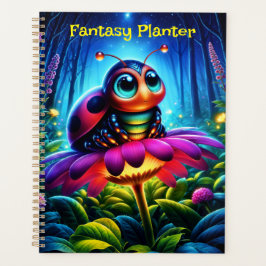 Agenda Ladybug de ojos grandes con un brillo místico
