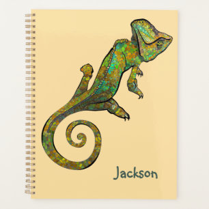 Agenda Lagarto manchado verde de vuelta al cole nombrado