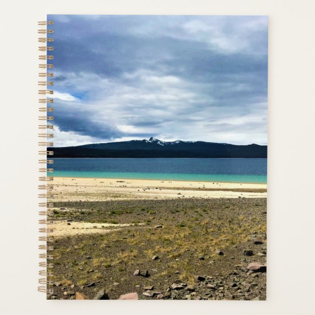 Agenda Lago Crescent en la Bahía Simax, Oregón (Anverso)