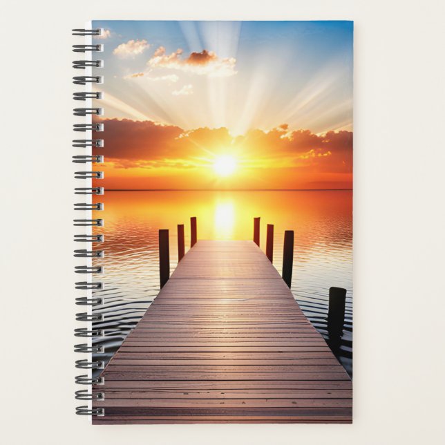 Agenda Lago Dock Al Amanecer (Anverso)