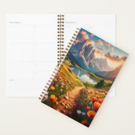 Agenda Lago Dolomita de estilo vintage