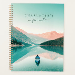 Agenda Lago Montaña Canoa Personalizado
