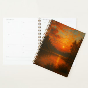 Agenda Lago Sunset - Enfoque suave