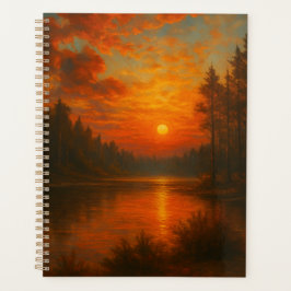 Agenda Lago Sunset - Enfoque suave