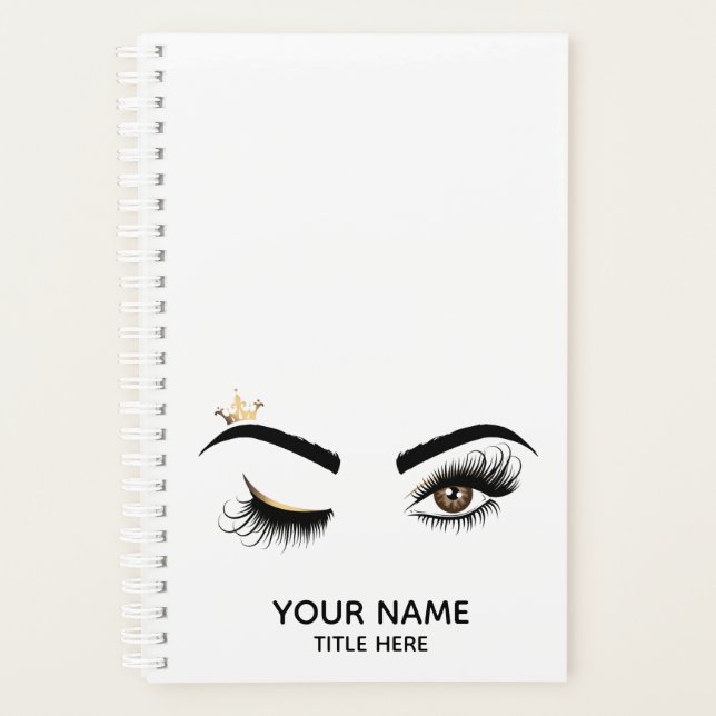 Agenda Largas latigazos de artista de maquillaje de la Re (Anverso)