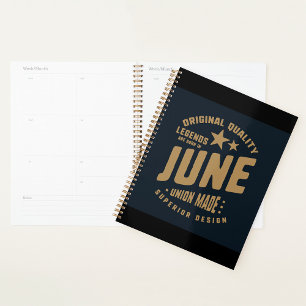Agenda Las leyendas nacen en junio de calidad original