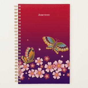 Agenda Las mariposas japonesas florecen con sakura person